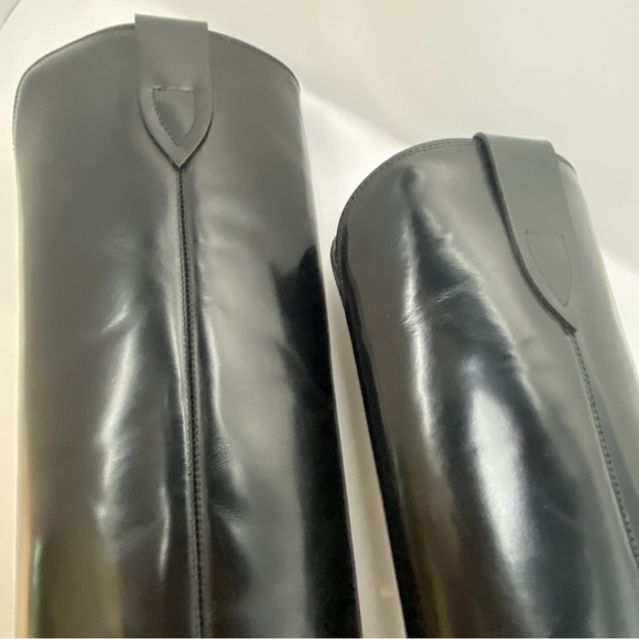 ❌SOLD❌ Isabel Marant Women's Black Lomero Leather Knee-high Western Boots (36) - Picture 7 of 13